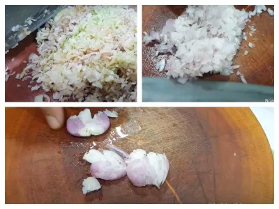 Sơ chế gia vị thơm. (Nguồn: NhamtranFV) Sơ chế gia vị thơm. (Nguồn: NhamtranFV)