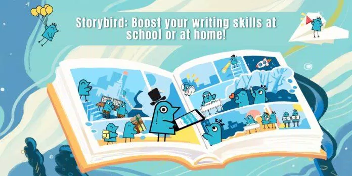 Storybird - bạn có thể viết truyện dựa vào những tranh vẽ của các họa sĩ (Ảnh : Internet)