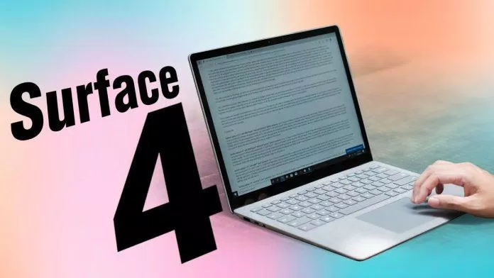 Âm thanh được đặt dưới bàn phím của Surface Laptop 4 (Ảnh : Internet)
