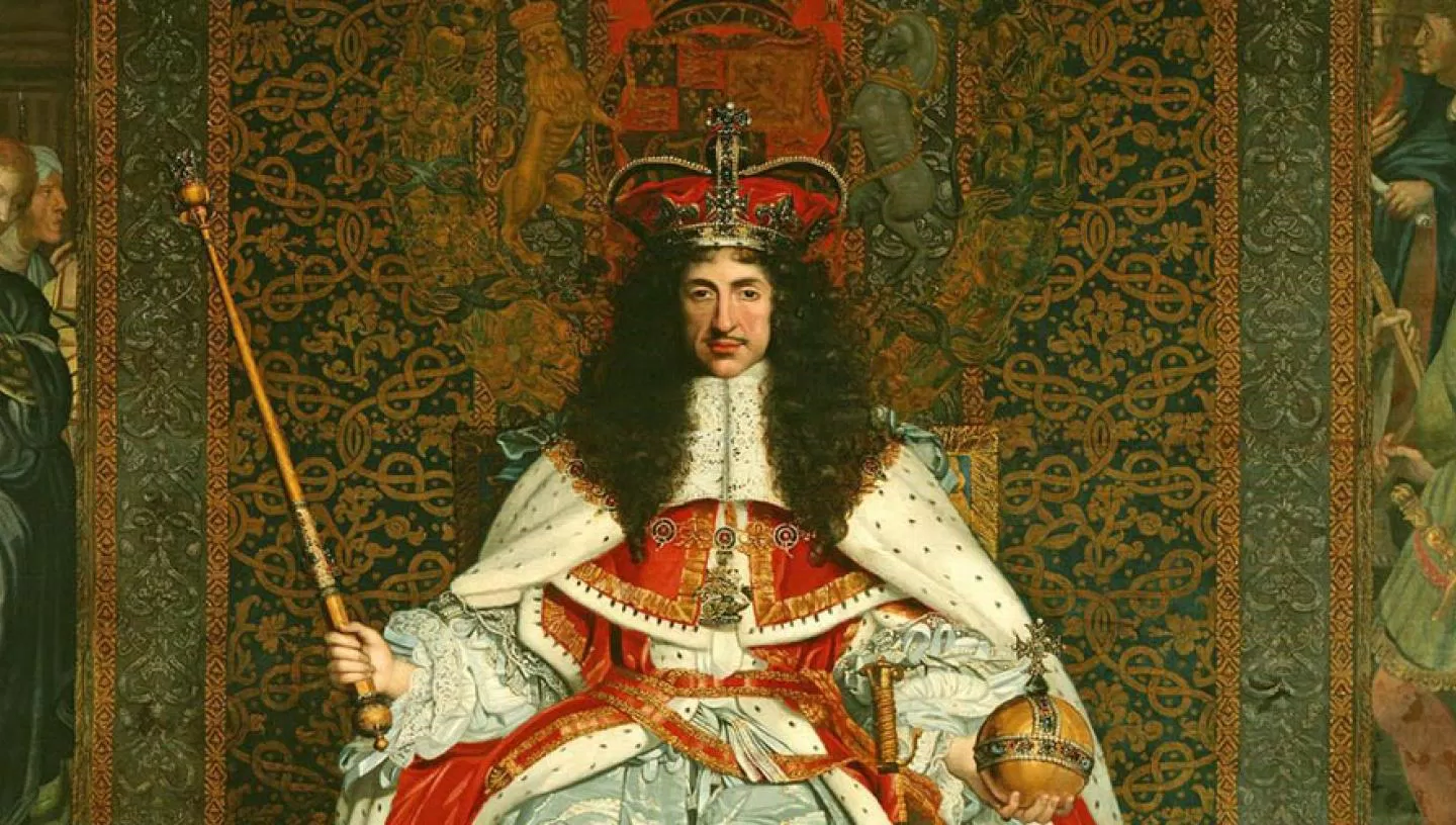 Vua Charles II cũng là người tiên phong cho mốt đội tóc giả (Ảnh: Internet)