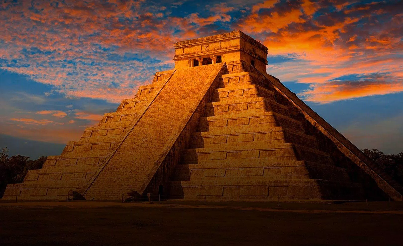 Kim tự tháp của người Maya tại thành phố cổ Chichen Itza (Ảnh: Internet)