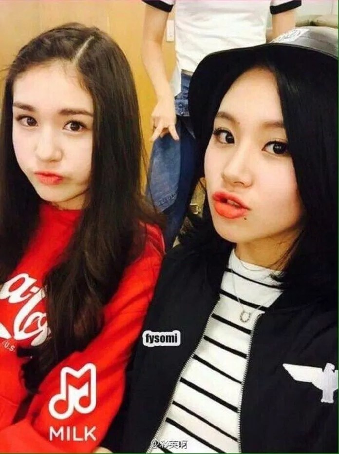 Somi và Chaeyoung đã thân thiết từ thời thực tập sinh (Ảnh: Internet)