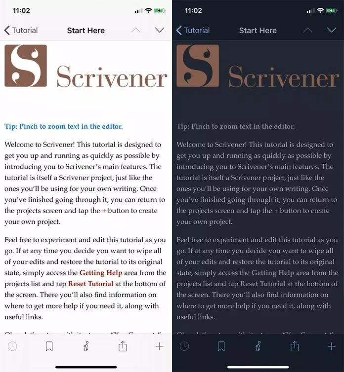 Scrivener - ứng dụng cho phép bạn quản lí ý tưởng, cảnh và chương truyện (Ảnh : Internet) Scrivener - ứng dụng cho phép bạn quản lí ý tưởng, cảnh và chương truyện (Ảnh : Internet)
