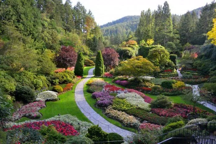 Vườn hoa Butchart - Canada - nguồn: Internet