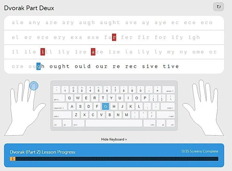 Web luyện gõ 10 ngón online (Ảnh: Internet) Web luyện gõ 10 ngón online (Ảnh: Internet)
