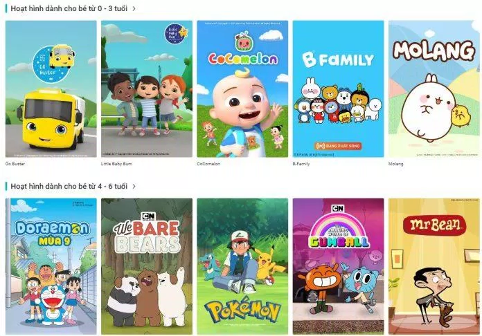 POPS Kids cung cấp các video hoạt hình hữu ích cho trẻ nhỏ (Ảnh: POPS)