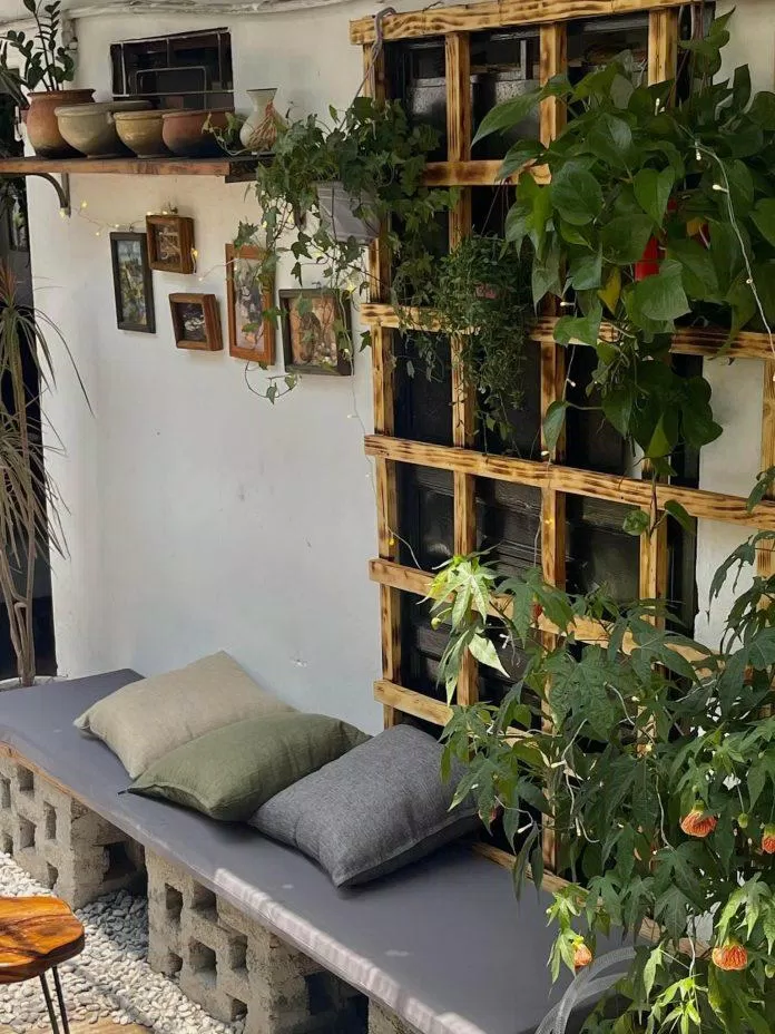 Góc decor mộc mạc (Nguồn: Internet) Góc decor mộc mạc (Nguồn: Internet)