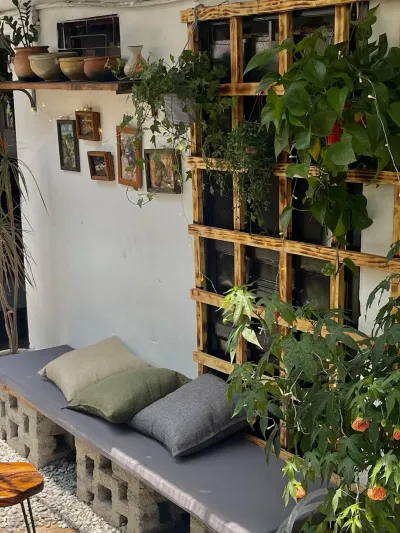 Góc decor mộc mạc (Nguồn: Internet) Góc decor mộc mạc (Nguồn: Internet)