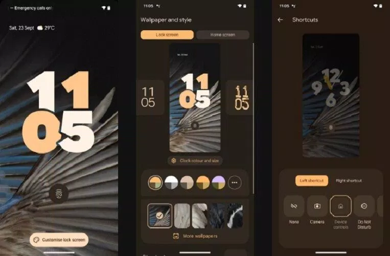 Tùy chỉnh màn hình khóa của điện thoại Google Pixel với Android 14 (Ảnh: Internet) Tùy chỉnh màn hình khóa của điện thoại Google Pixel với Android 14 (Ảnh: Internet)