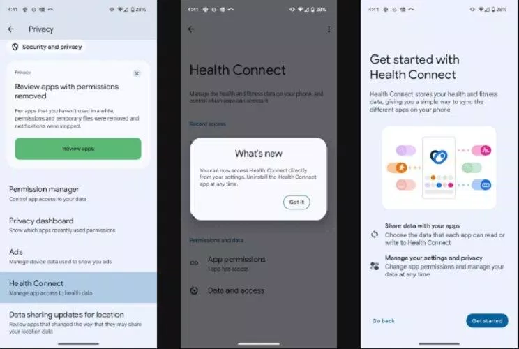 Health Connect được tích hợp trong Android 14 (Ảnh: Internet) Health Connect được tích hợp trong Android 14 (Ảnh: Internet)
