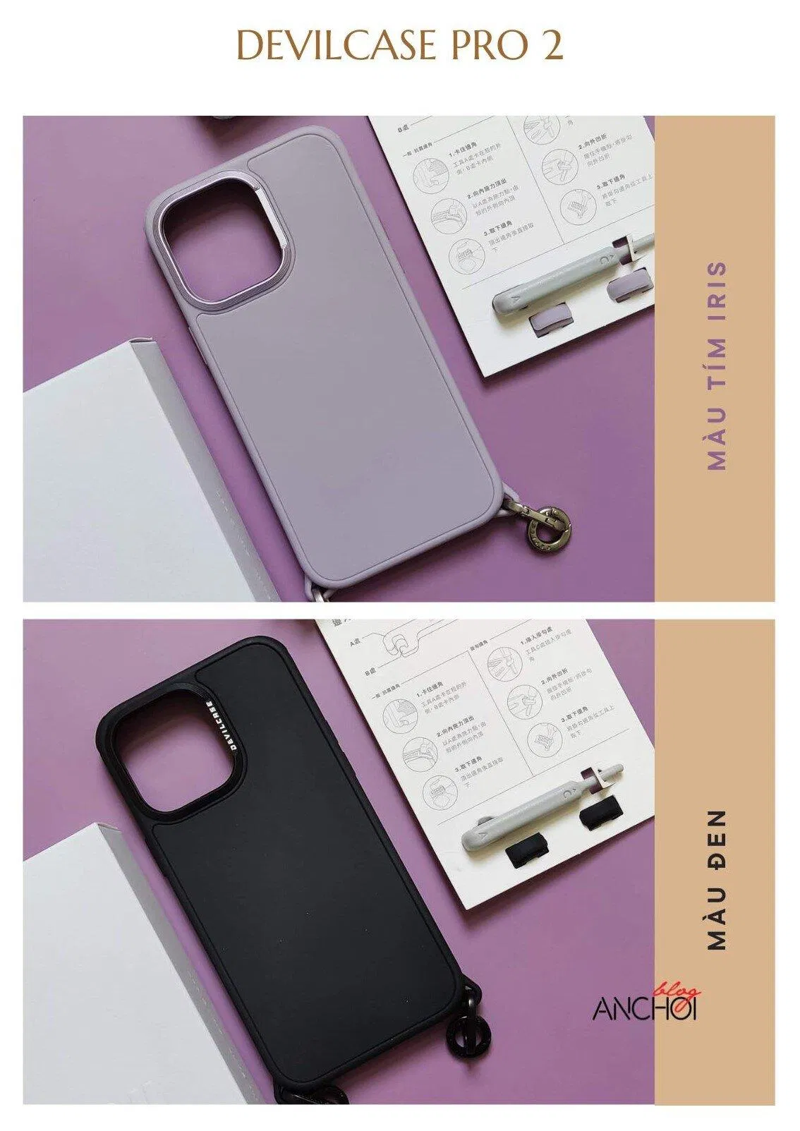 Mở hộp ốp điện thoại DEVILCASE PRO 2 (Ảnh: BlogAnChoi)