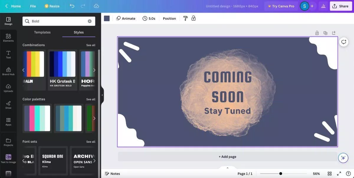 Tính năng thiết kế trang soạn thảo trong Canva (Ảnh: Internet) Tính năng thiết kế trang soạn thảo trong Canva (Ảnh: Internet)