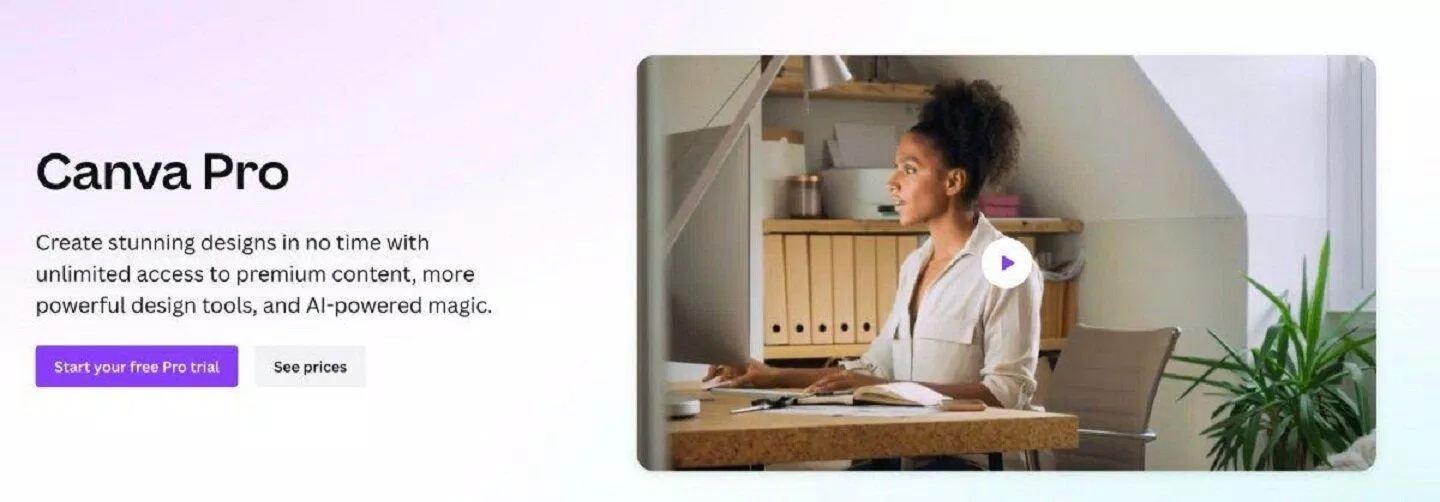 Trang Canva Pro (Ảnh: Internet) Trang Canva Pro (Ảnh: Internet)