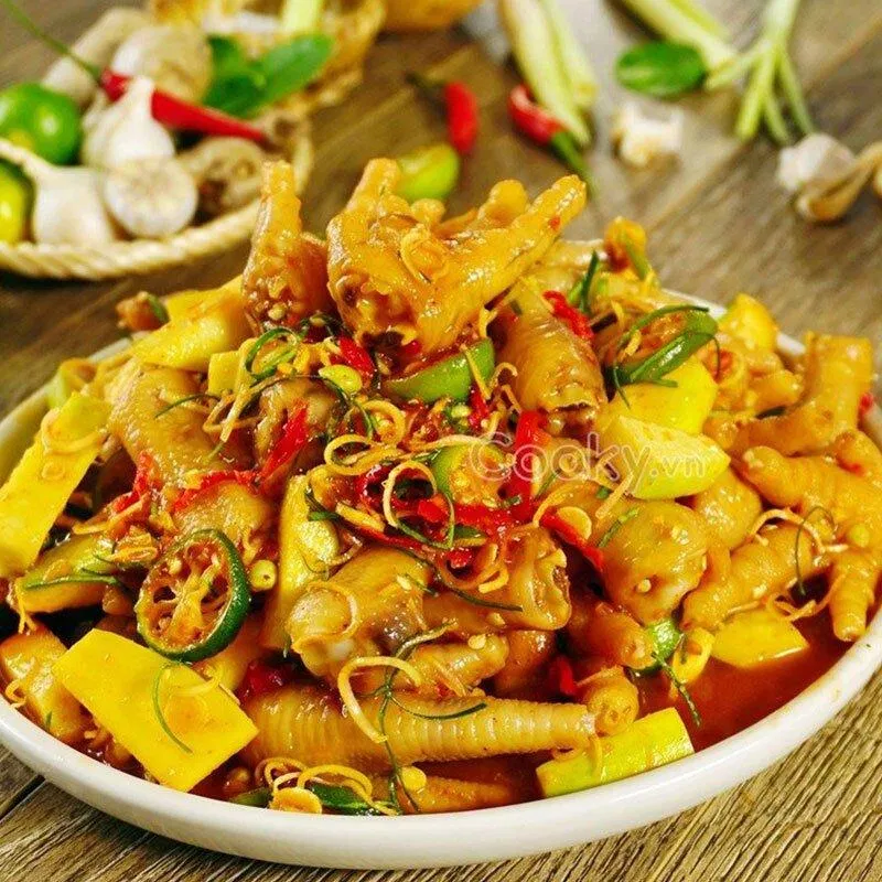 Chân gà xóc xoài - Món ăn vạn người mê