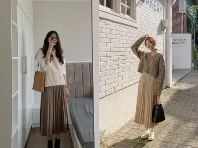 Phối chân váy dài cùng đồ mùa đông đầy duyên dáng mà vẫn đảm bảo giữ ấm được cho cơ thể (Nguồn: Internet)