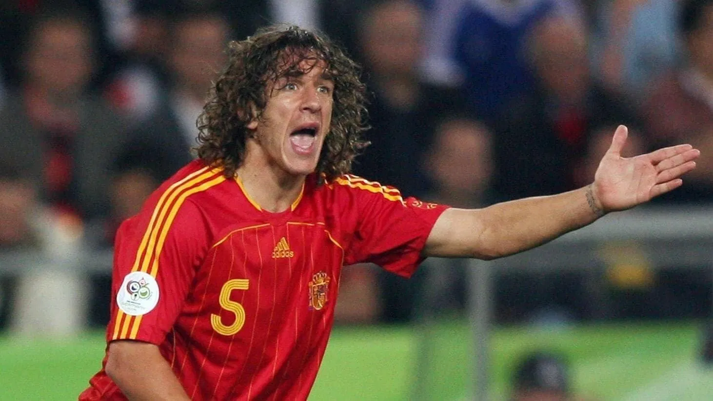 Puyol ở đội tuyển quốc gia (Ảnh: Internet) Puyol ở đội tuyển quốc gia (Ảnh: Internet)