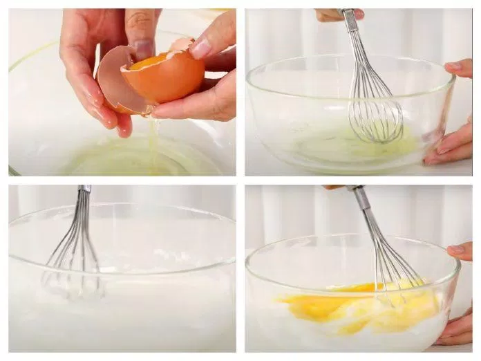 Đánh bông lồng trắng trứng