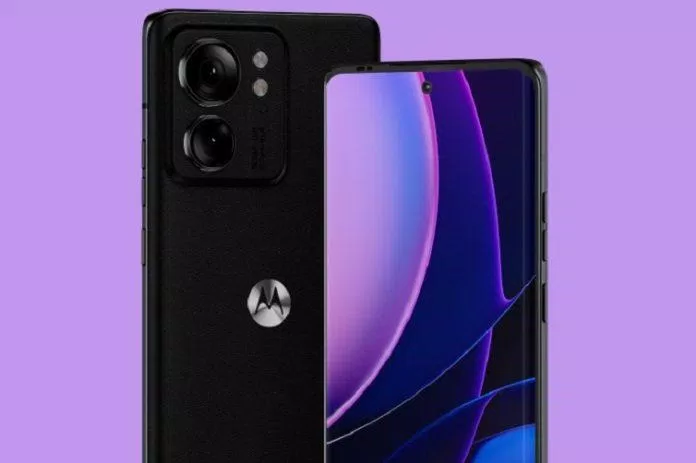 Cận cảnh mặt trước và mặt sau của Motorola Edge (2023) (Ảnh: Internet) Cận cảnh mặt trước và mặt sau của Motorola Edge (2023) (Ảnh: Internet)