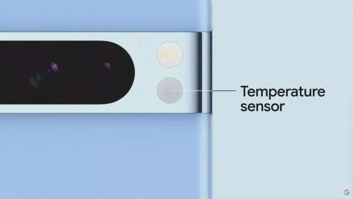 Cảm biến nhiệt độ của Pixel 8 và Pixel 8 Pro (Ảnh: Internet) Cảm biến nhiệt độ của Pixel 8 và Pixel 8 Pro (Ảnh: Internet)