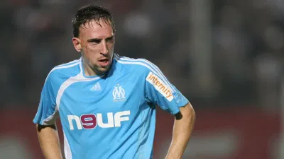 Franck Ribery thời còn thi đấu cho Marseille (Ảnh: Internet) Franck Ribery thời còn thi đấu cho Marseille (Ảnh: Internet)
