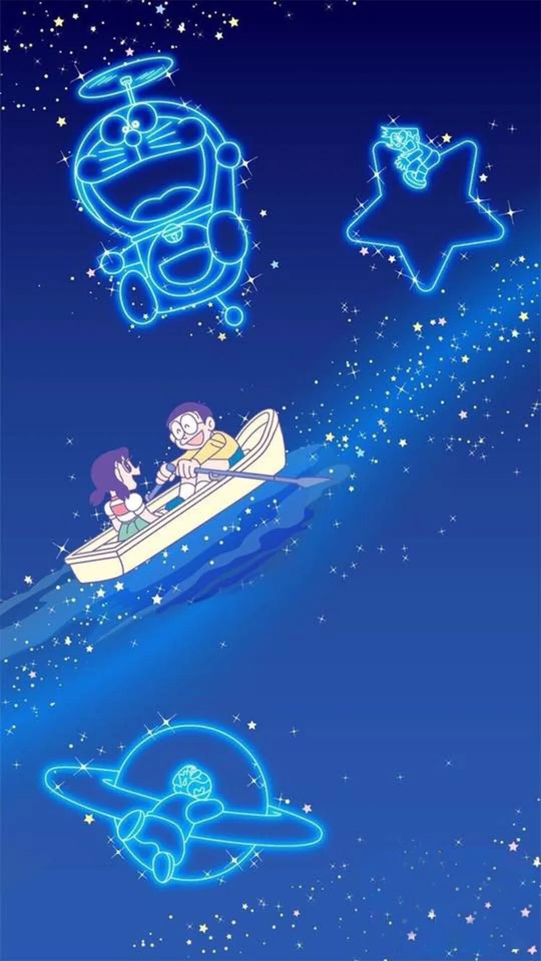 Hình nền Doraemon và những người bạn (Nguồn: Internet)