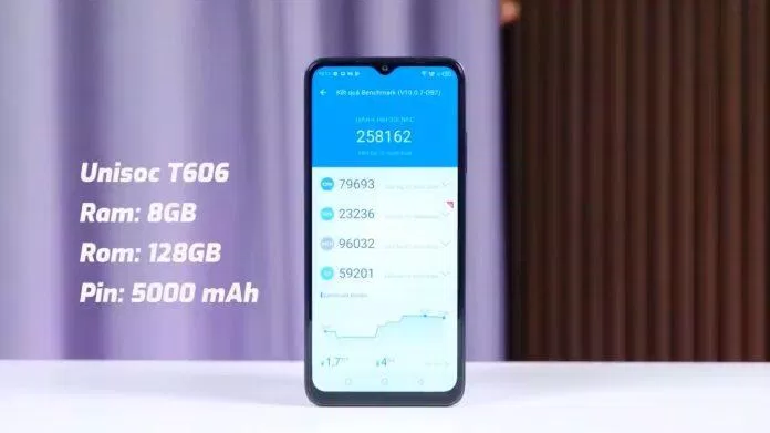 Infinix hot 30i có điểm Antutu khoảng 258.000 điểm ( Ảnh: Internet)