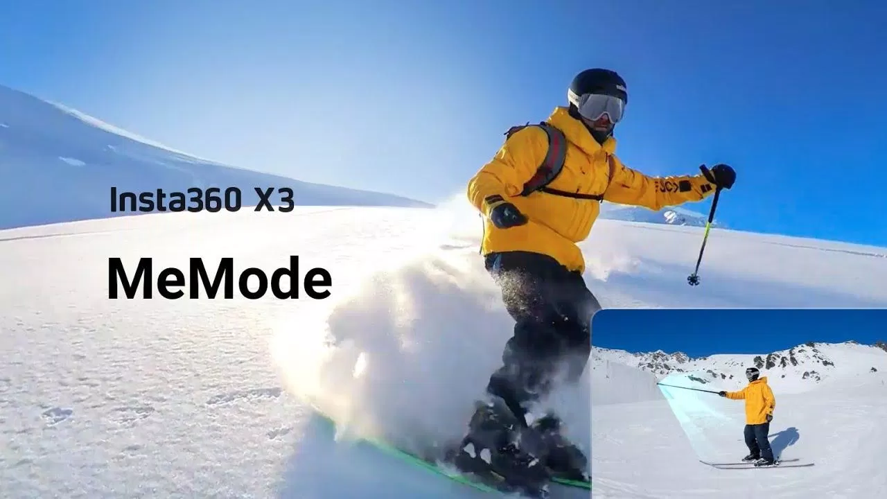 Insta360 X3 có chế độ quay Me Mode giúp bạn quay Vlog mà không cần người hỗ trợ (Ảnh: Internet)