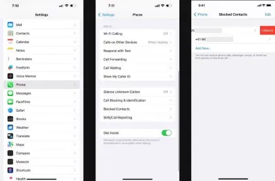 Bỏ chặn số điện thoại trên iPhone (Ảnh: Internet) Bỏ chặn số điện thoại trên iPhone (Ảnh: Internet)