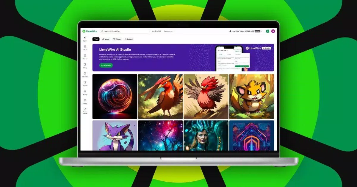 LimeWire – công cụ tạo hình ảnh AI mới (Ảnh: Internet) LimeWire – công cụ tạo hình ảnh AI mới (Ảnh: Internet)