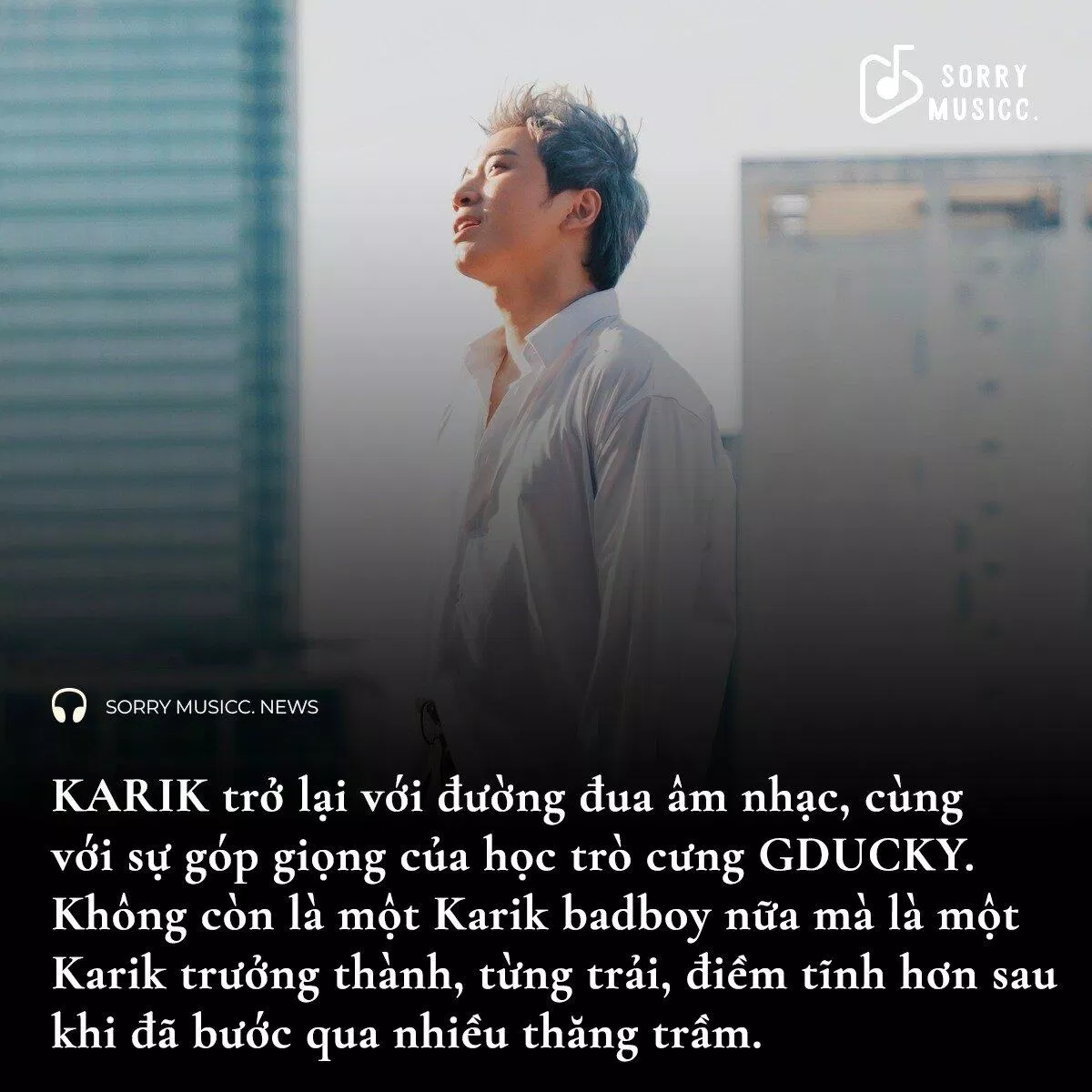 Karik trở lại với một "nốt lặng" mang tên Bạn Đời. (Ảnh: Internet) Karik trở lại với một "nốt lặng" mang tên Bạn Đời. (Ảnh: Internet)