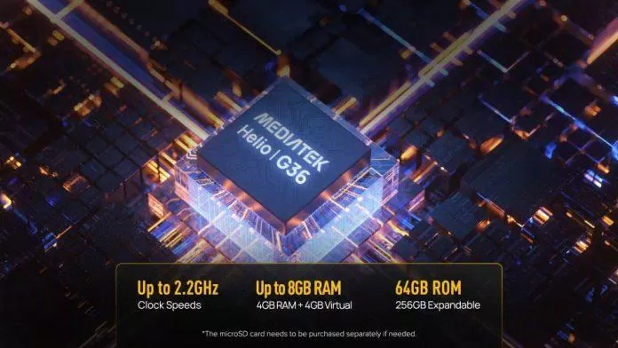 Honor X5 Plus sở hữu con chip Helio G36 đến từ nhà sản xuất Mediatek (Ảnh: Internet)