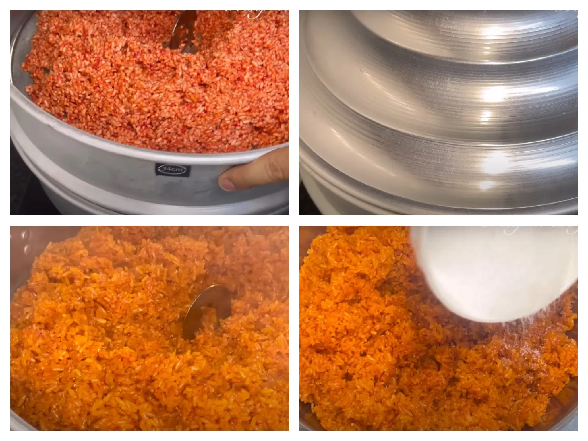 Đồ xôi trên bếp ga hoặc bếp củi