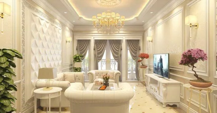 Phong cách thiết kế nội thất Neo Classic (ảnh: Internet) Phong cách thiết kế nội thất Neo Classic (ảnh: Internet)