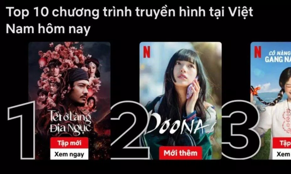 Tết Ở Làng Địa Ngục đứng đầu Netflix Việt (Ảnh: Internet)