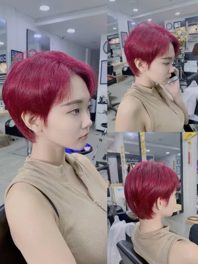 Hình ảnh khách hàng tại salon Hình ảnh khách hàng tại salon