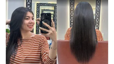 Hình ảnh khách hàng tại salon