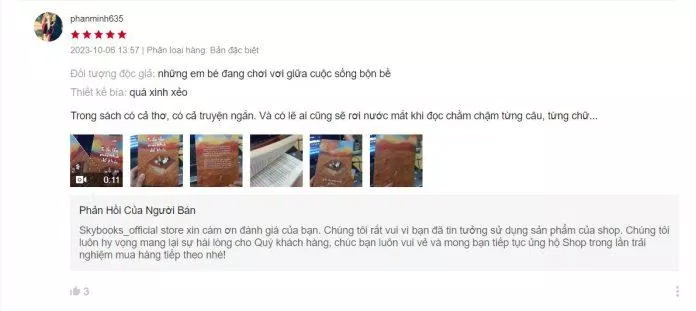 Cảm nhận dddanhs giá của bạn đọc về cuốn sách