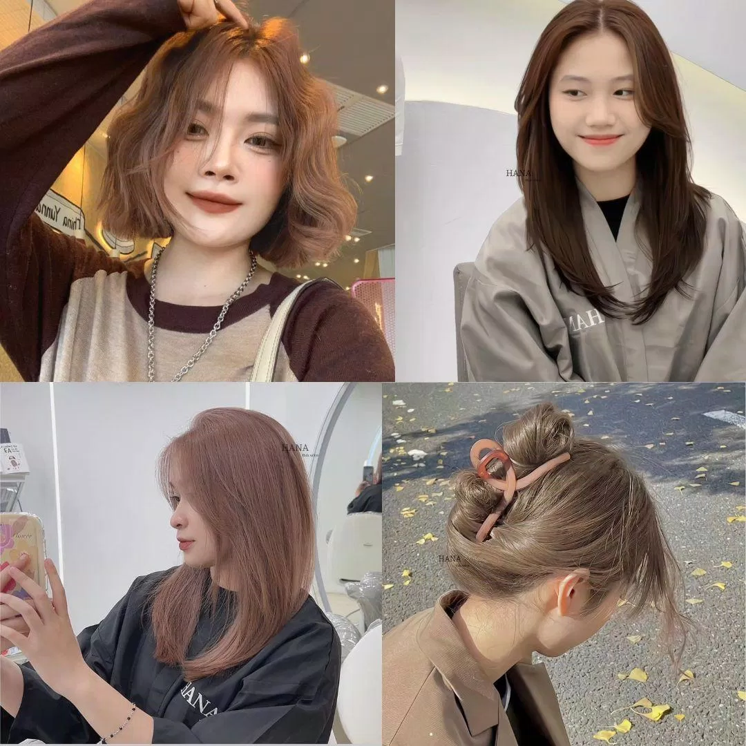 HaLi Hair Salon với những màu tóc nhuộm tone nâu