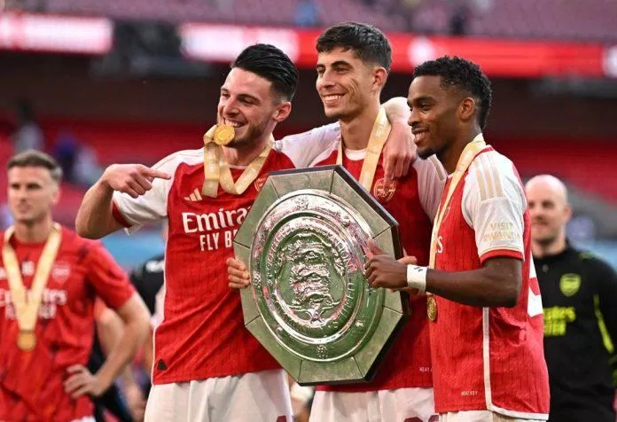 Arsenal vô địch Siêu Cup Anh năm 2023 (Ảnh: Internet) Arsenal vô địch Siêu Cup Anh năm 2023 (Ảnh: Internet)