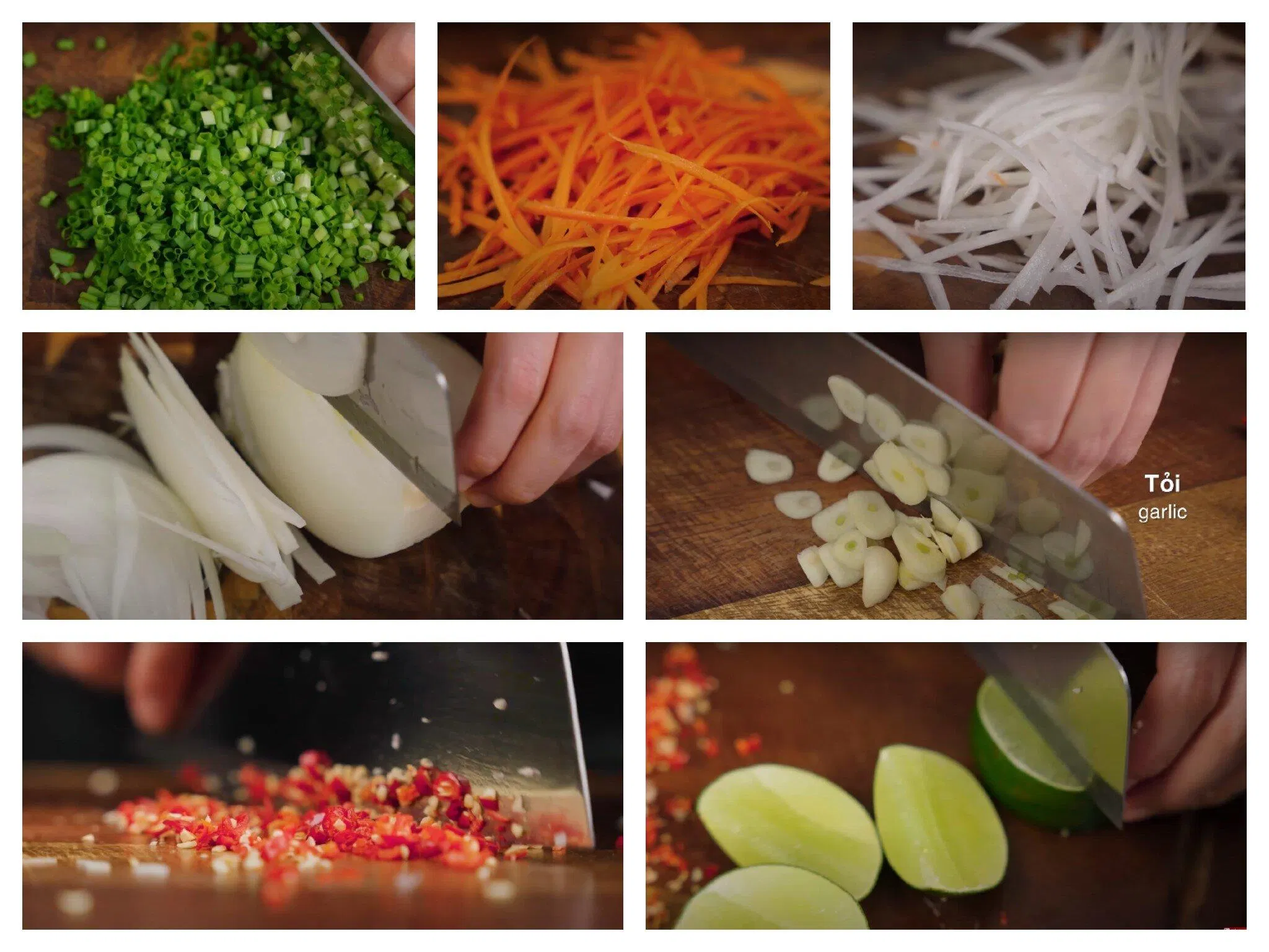 Sơ chế cácnguyên liệu khác
