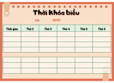 Một số mẫu hình nền thời khóa biểu máy tính (Ảnh: Internet) Một số mẫu hình nền thời khóa biểu máy tính (Ảnh: Internet)