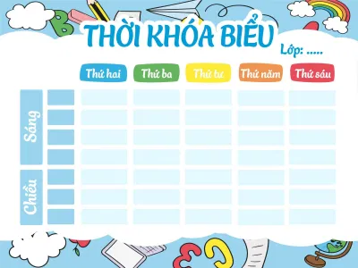 Một số mẫu hình nền thời khóa biểu máy tính (Ảnh: Internet) Một số mẫu hình nền thời khóa biểu máy tính (Ảnh: Internet)
