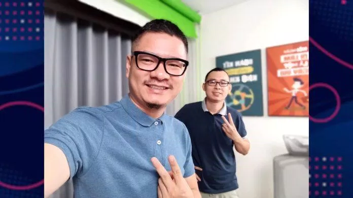 TCL 40 SE cho khả năng xóa phông tốt, không bị lẹm vào phần tóc hay quần áo (Ảnh: Internet)