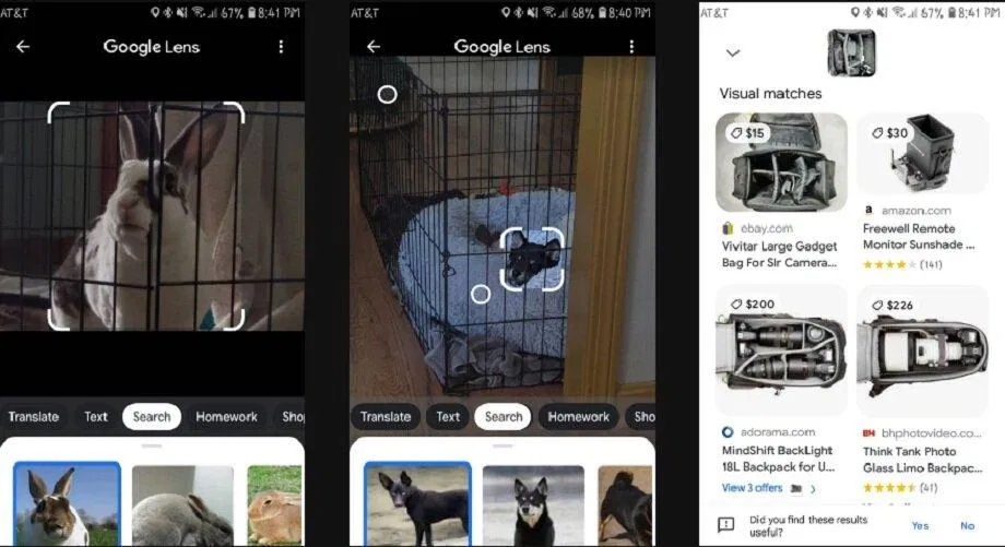 Tra ngược hình ảnh với ứng dụng Google Lens (Ảnh: Internet) Tra ngược hình ảnh với ứng dụng Google Lens (Ảnh: Internet)