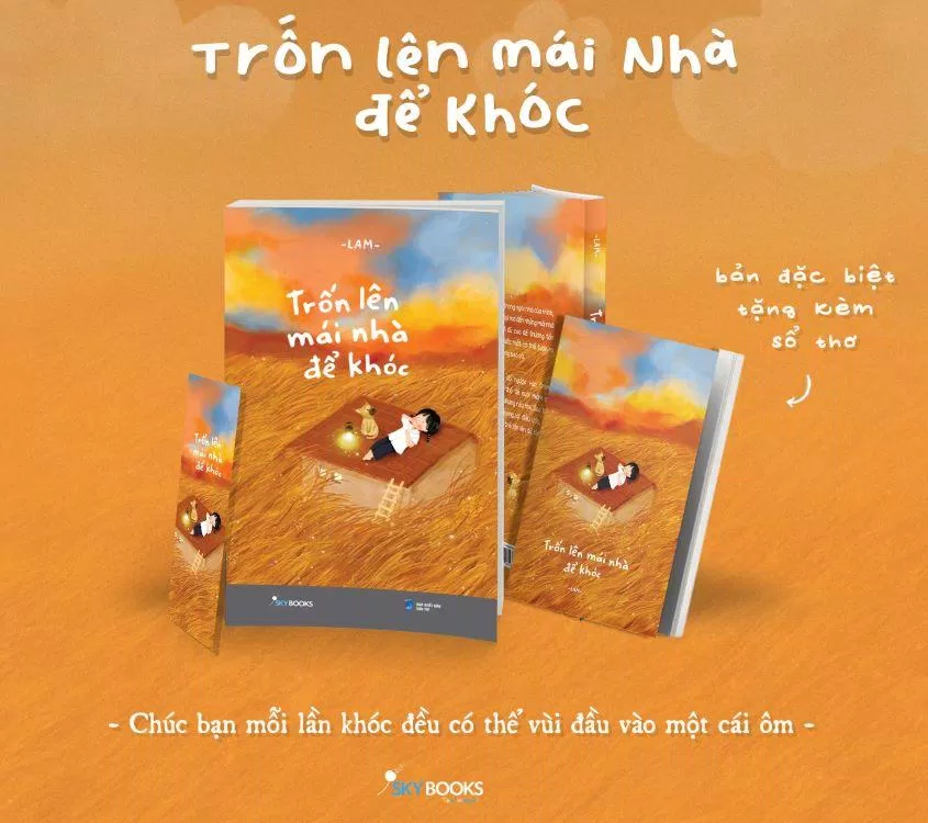 Sách trốn lên mái nhà để khóc-Lam