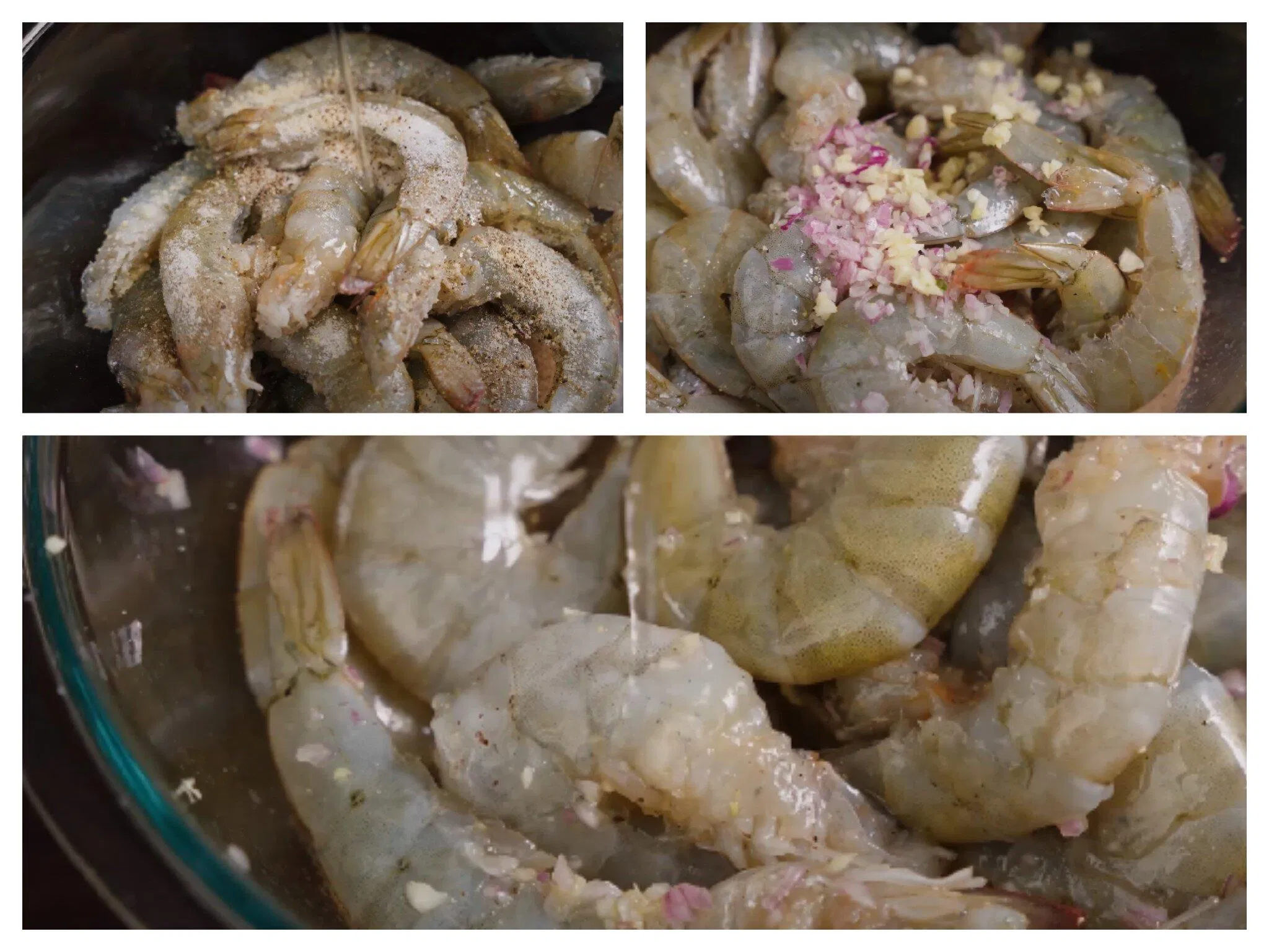 Ướp tôm lâu một chút cho thấm gia vị. (Nguồn: Cô Ba Bình Dương) Ướp tôm lâu một chút cho thấm gia vị. (Nguồn: Cô Ba Bình Dương)