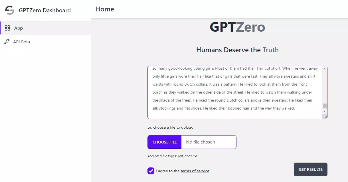 GPTZero phát hiện văn bản do AI tạo ra (Ảnh: Internet)