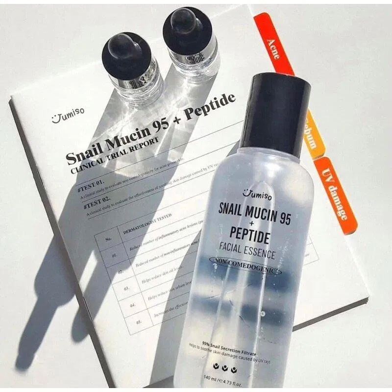 Thiết kế sản phẩm Jumiso Snail Mucin 95 + Peptide Facial Essence (Nguồn: Internet)