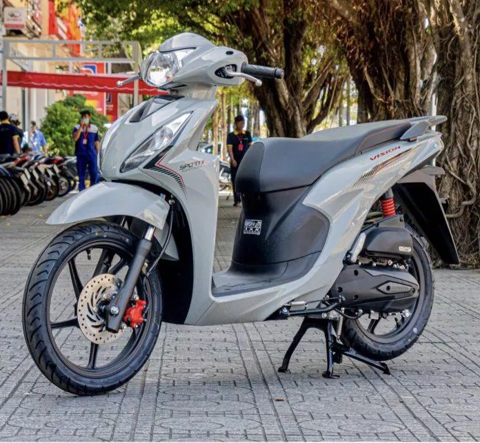 Honda Việt Nam chính thức bổ sung phiên bản thể thao hoàn toàn mới, đi cùng bộ sưu tập màu sắc thời trang hơn cho Honda Vision 2023 - nguồn internet Honda Việt Nam chính thức bổ sung phiên bản thể thao hoàn toàn mới, đi cùng bộ sưu tập màu sắc thời trang hơn cho Honda Vision 2023 - nguồn internet