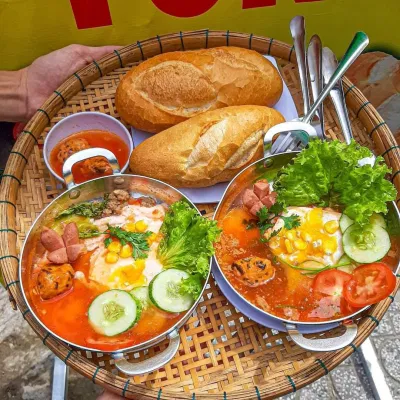 Bánh mì chảo. (Ảnh: Internet)